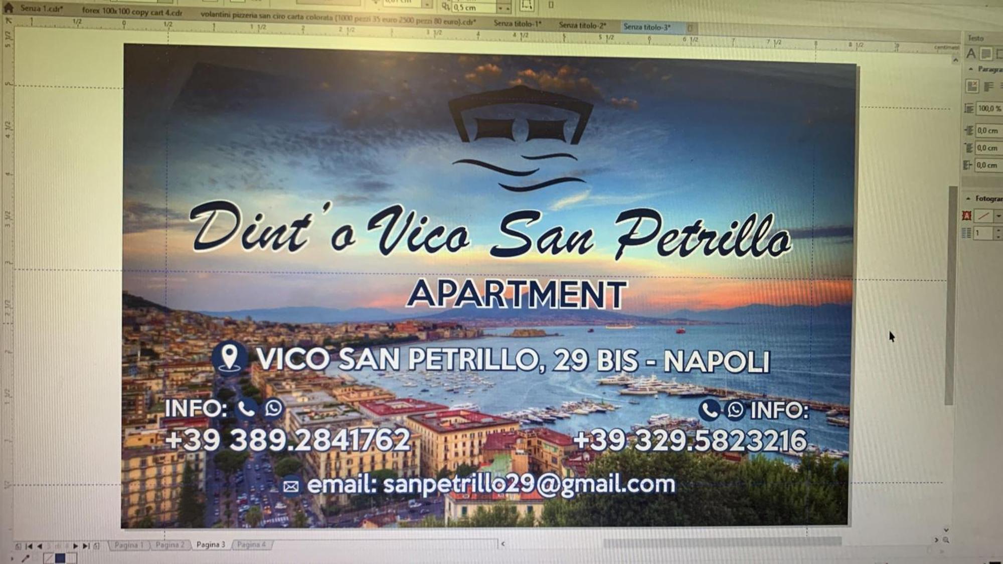 Dint ' O Vico San Petrillo Lägenhet Neapel Exteriör bild